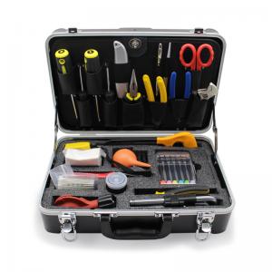 Fiber optic fusion splicing tool kit